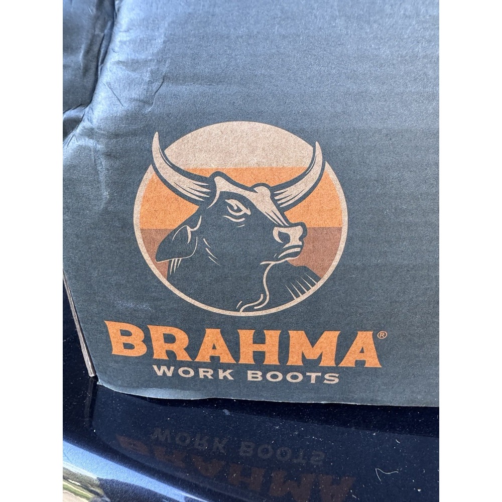 Brahma Coil On Compton Mens 8.5 Composite Toe Work Shoes Black EUC - Picture 3 of 8